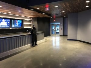 Rock Solid Guard at Reception Desk